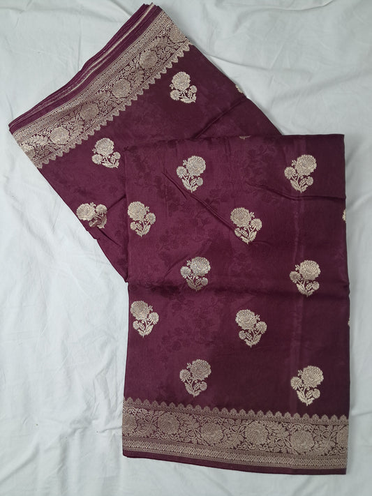 Wine Tanchui Buti Saree